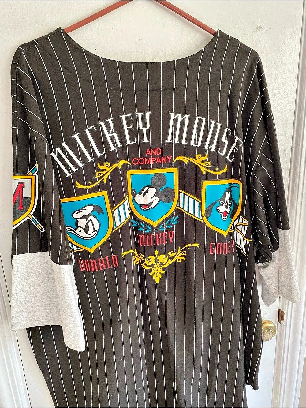 Disney Mickey Mouse Pinstripe Jersey